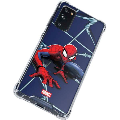 Marvel Spiderman Crawling Spiderman Galaxy S20 FE Clear Case